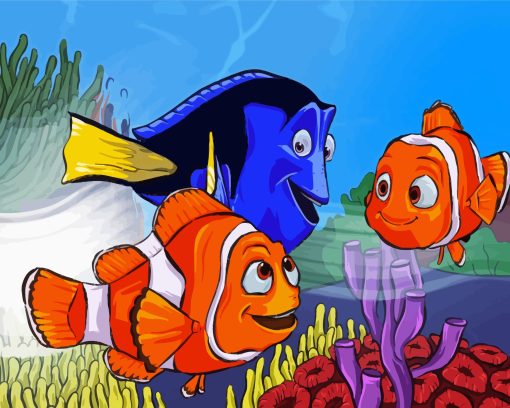 Marlin And Nemo Diamond Painting