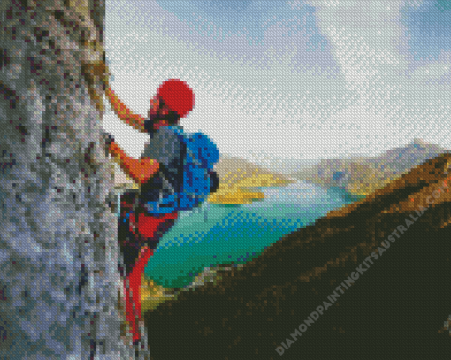 Mountain Climbing Diamond Painting