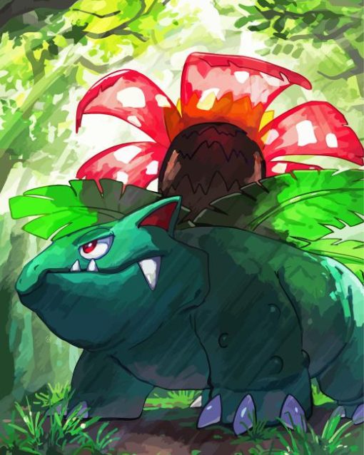 Pokemon Venusaur Diamond Painting