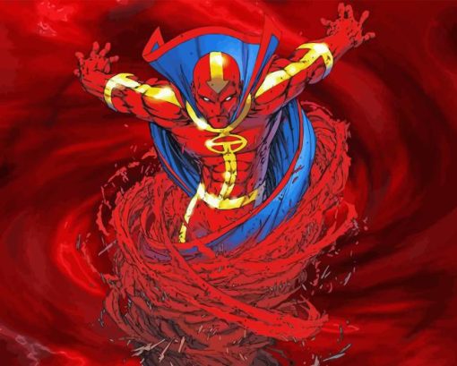 Red Tornado Diamond Painting