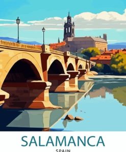 Salamanca Spain City Poster Diamond Painting