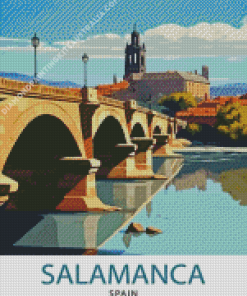 Salamanca Spain City Poster Diamond Painting