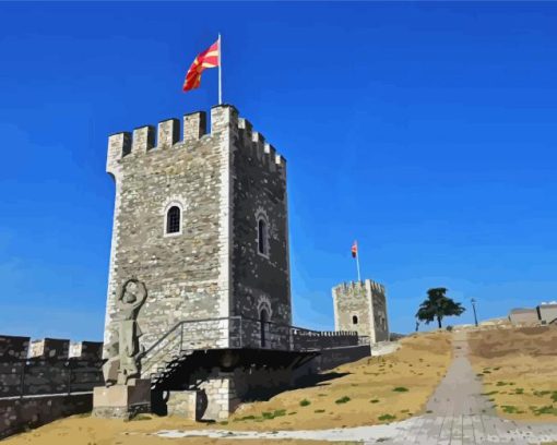 Skopje Fortress Diamond Painting