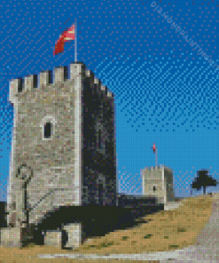 Skopje Fortress Diamond Painting