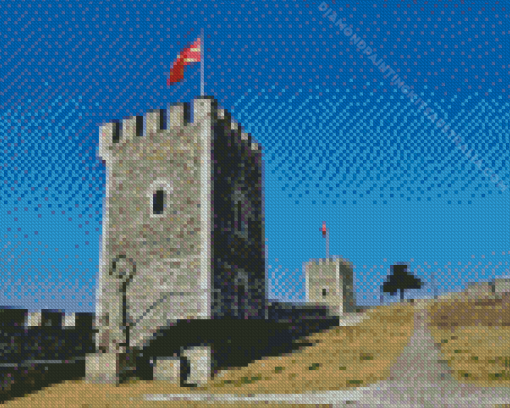 Skopje Fortress Diamond Painting