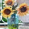 Sunflowers In Jar Diamond Painting