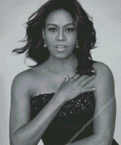Young Michelle Obama Diamond Painting