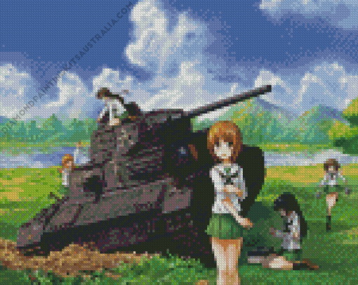 Anime Tank Diamond Painting