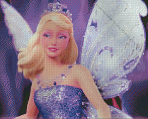 Barbie Mariposa Diamond Painting