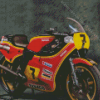 Barry Sheene Suzuki Diamond Painting