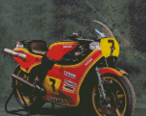 Barry Sheene Suzuki Diamond Painting