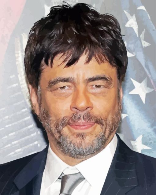 Benicio Del Toro Diamond Painting