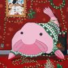 Blobfish Christmas Diamond Painting