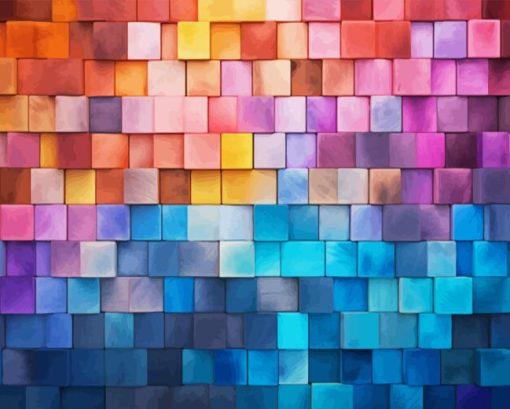 Blocks Of Color Diamond Painting