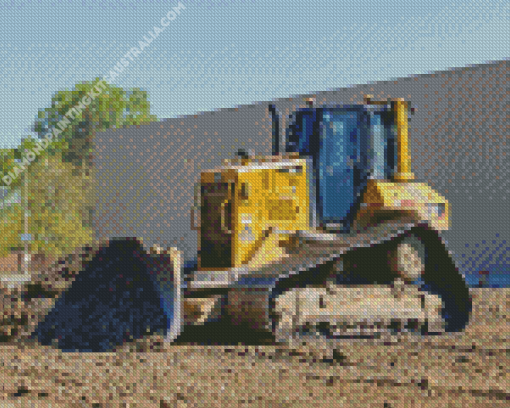 Bulldozer Diamond Painting