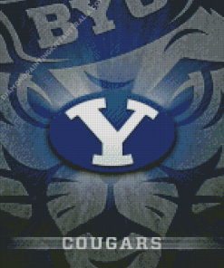 Byu Football Logo Diamond Painting