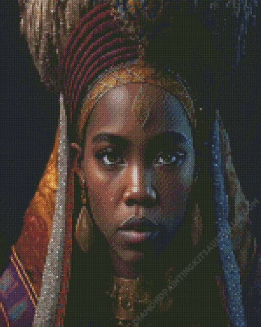 Charming Black Princess Diamond Painting