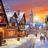 Christmas Winter Village Diamond Painting
