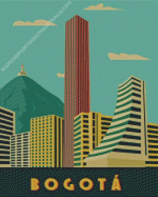 Colombia Bogota Poster Diamond Painting