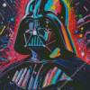 Colorful Darth Vader Diamond Painting