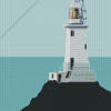 Corbiere Lighthouse Diamond Painting