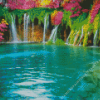 Croatia Waterfall Diamond Painting