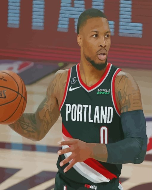 Damian Lillard Diamond Painting