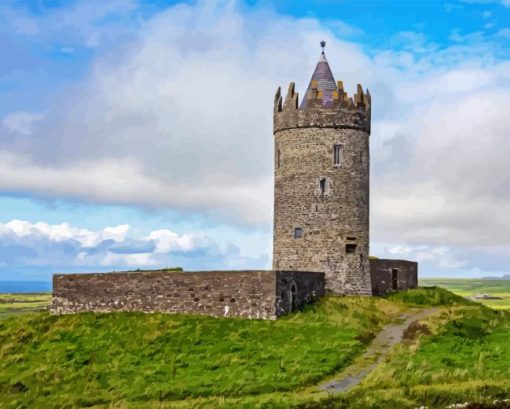 Doonagore Castle Diamond Painting