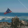 Flag Raising Iwo Jima Diamond Painting