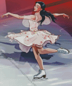 Girl Figure Skating Diamond Painting