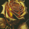 Golden Rose Diamond Painting