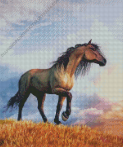 Grullo Horse Diamond Painting