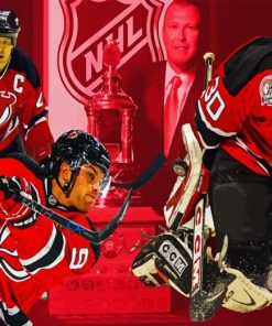 Ice Hockey New Jersey Devils Diamond Painting