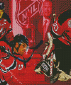 Ice Hockey New Jersey Devils Diamond Painting