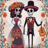 Illustration Day Of The Dead Diamond Painting