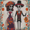 Illustration Day Of The Dead Diamond Painting