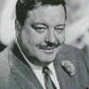 Monochrome Jackie Gleason Diamond Painting