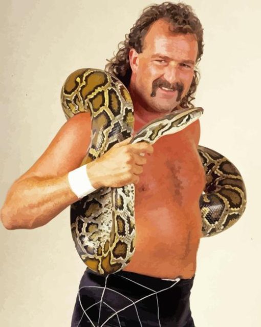 Jake Roberts Wrestler Diamond Painting