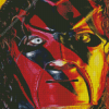 Kane WWE Face Diamond Painting