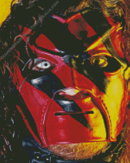 Kane WWE Face Diamond Painting