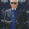 Karl Lagerfeld Fashion Designer Diamond Painting