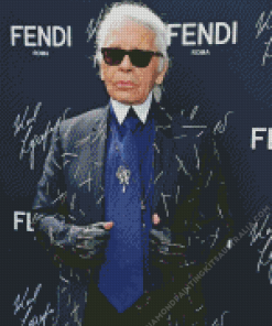 Karl Lagerfeld Fashion Designer Diamond Painting