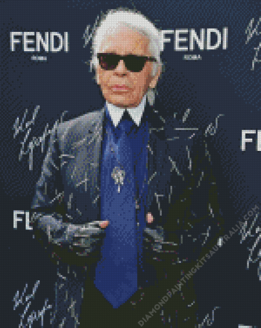 Karl Lagerfeld Fashion Designer Diamond Painting