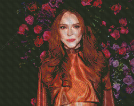 Lindsay Lohan Diamond Painting