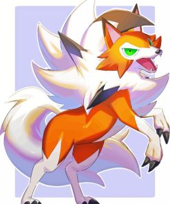 Lycanroc Diamond Painting