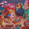 Mad Hatter Tea Party Diamond Painting