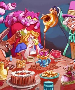 Mad Hatter Tea Party Diamond Painting