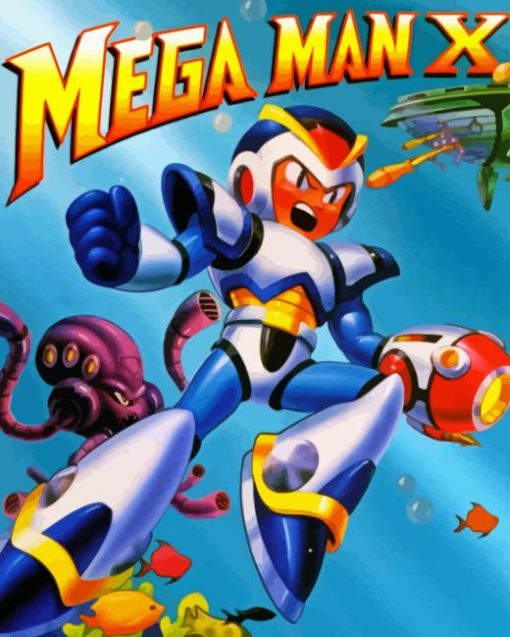 Mega Man X Diamond Painting