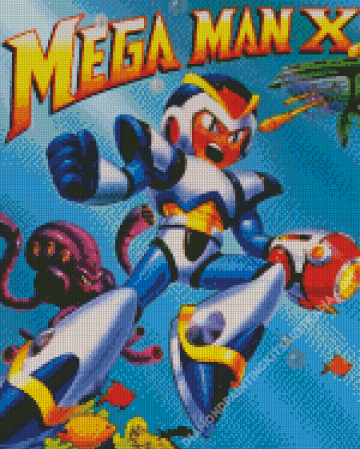 Mega Man X Diamond Painting