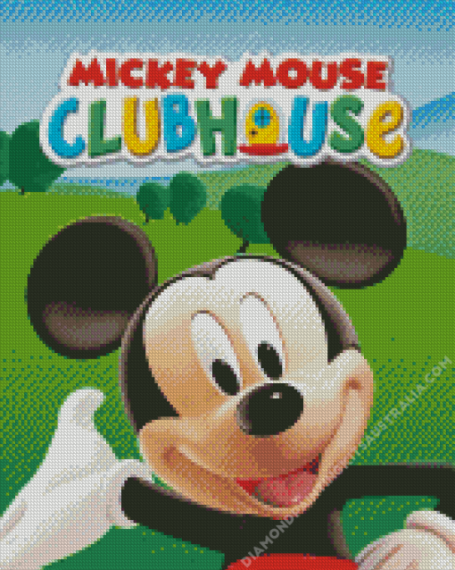 Mickey Mouse Clubhouse Diamond Painting